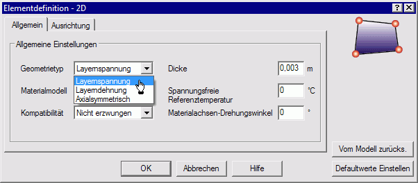 Datei:Software FEM - Tutorial - Belastung - Multiphysics - manuell - Material Elementdefinition Layernspannung.gif