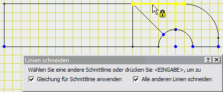 Datei:Software FEM - Tutorial - Belastung - Multiphysics - manuell - strukturiertes Netz - Geometrie Schneiden Linie.gif