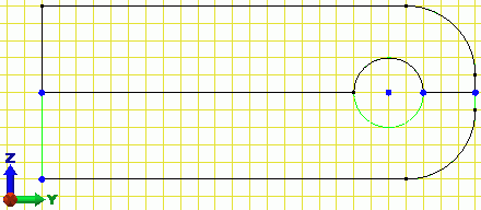 Datei:Software FEM - Tutorial - Belastung - Multiphysics - manuell - strukturiertes Netz - Geometrie Stutzen.gif