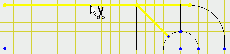 Datei:Software FEM - Tutorial - Belastung - Multiphysics - manuell - strukturiertes Netz - Geometrie Stutzen auf Viereck-Kante.gif