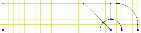 Datei:Software FEM - Tutorial - Belastung - Multiphysics - manuell - strukturiertes Netz - Geometrie Teilen Dehnen2.gif