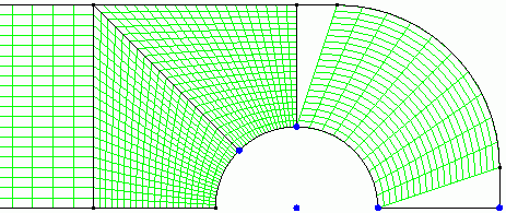 Datei:Software FEM - Tutorial - Belastung - Multiphysics - manuell - strukturiertes Netz - zwischen 2 Bogen.gif