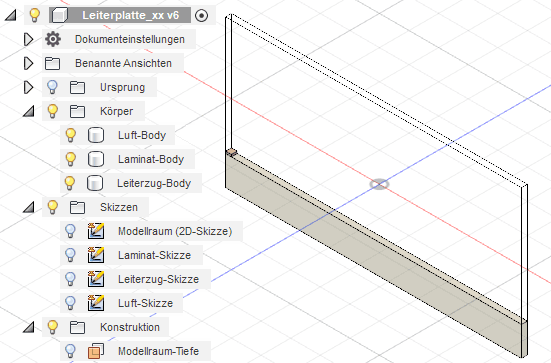 Datei:Software FEM - Tutorial - Elektrostatik - Fusion - CAD-Modell - Bereiche - Luft-Bereich als neuer Koerper.gif
