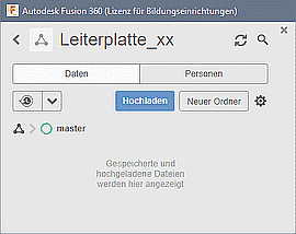 Datei:Software FEM - Tutorial - Elektrostatik - Fusion - CAD-Modell - Leiterplatten-Projekt Daten.gif
