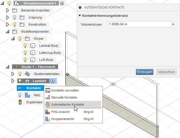 Datei:Software FEM - Tutorial - Elektrostatik - Fusion - Simulation - Automatische Kontakt-Erkennungstoleranz.gif