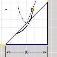 Datei:Software FEM - Tutorial - Formoptimierung - Methode der Zugdreiecke - Konstruktionsskizze Bogen1a.gif