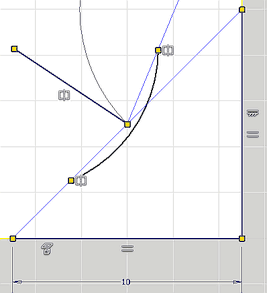 Datei:Software FEM - Tutorial - Formoptimierung - Methode der Zugdreiecke - Konstruktionsskizze Bogen1b.gif