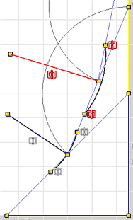 Datei:Software FEM - Tutorial - Formoptimierung - Methode der Zugdreiecke - Konstruktionsskizze Bogen2a.gif