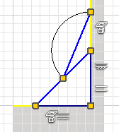 Datei:Software FEM - Tutorial - Formoptimierung - Methode der Zugdreiecke - Konstruktionsskizze Dreieck2.gif
