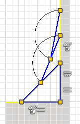 Datei:Software FEM - Tutorial - Formoptimierung - Methode der Zugdreiecke - Konstruktionsskizze Dreieck3.gif