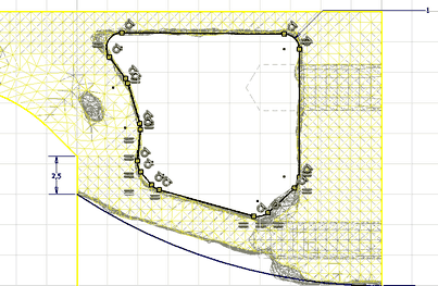 Datei:Software FEM - Tutorial - Topologie-Optimierung Formengenerator Ergebnis Skizze mit Linienzug gerundet.gif