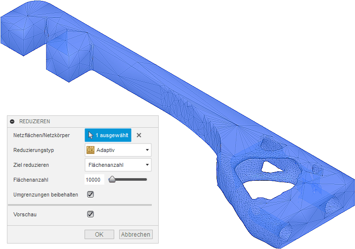 Datei:Software FEM - Tutorial - Topologie-Optimierung Fusion-Formoptimierung-Ergebnisnetz65 reduziert 10000.gif
