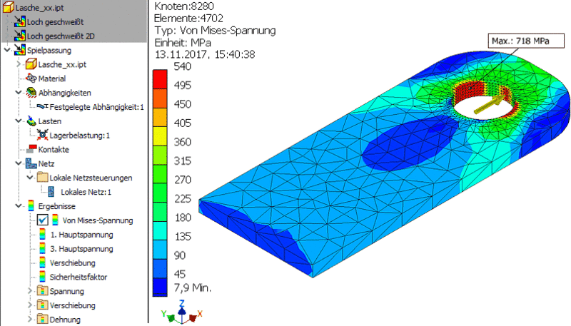 Datei:Software CAD - Tutorial - Belastung - ergebnis spielpassung.gif